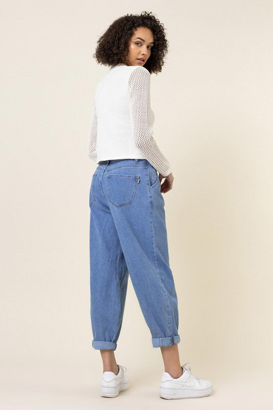 Slouchy High Waisted Jeans