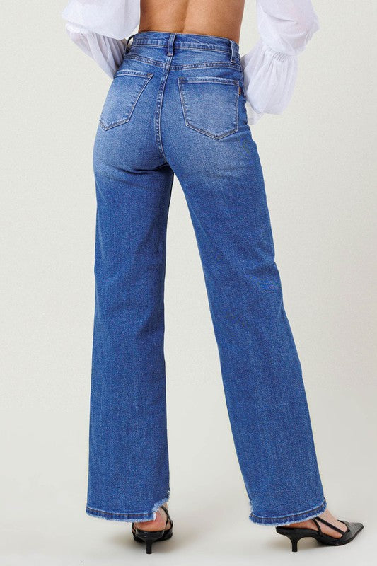 High Rise Wide Leg Jeans