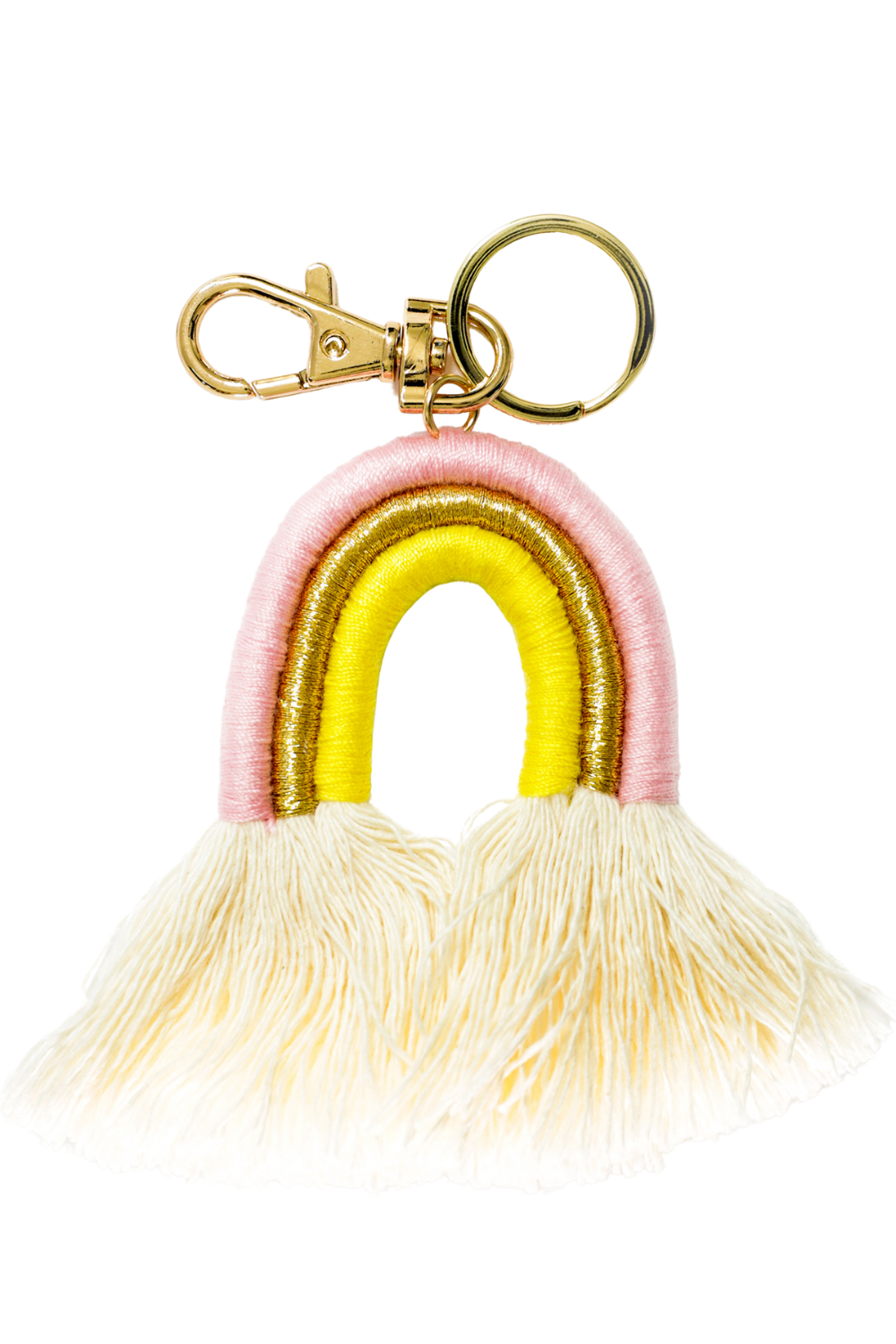 Ozzie Rainbow Tassel Keychain