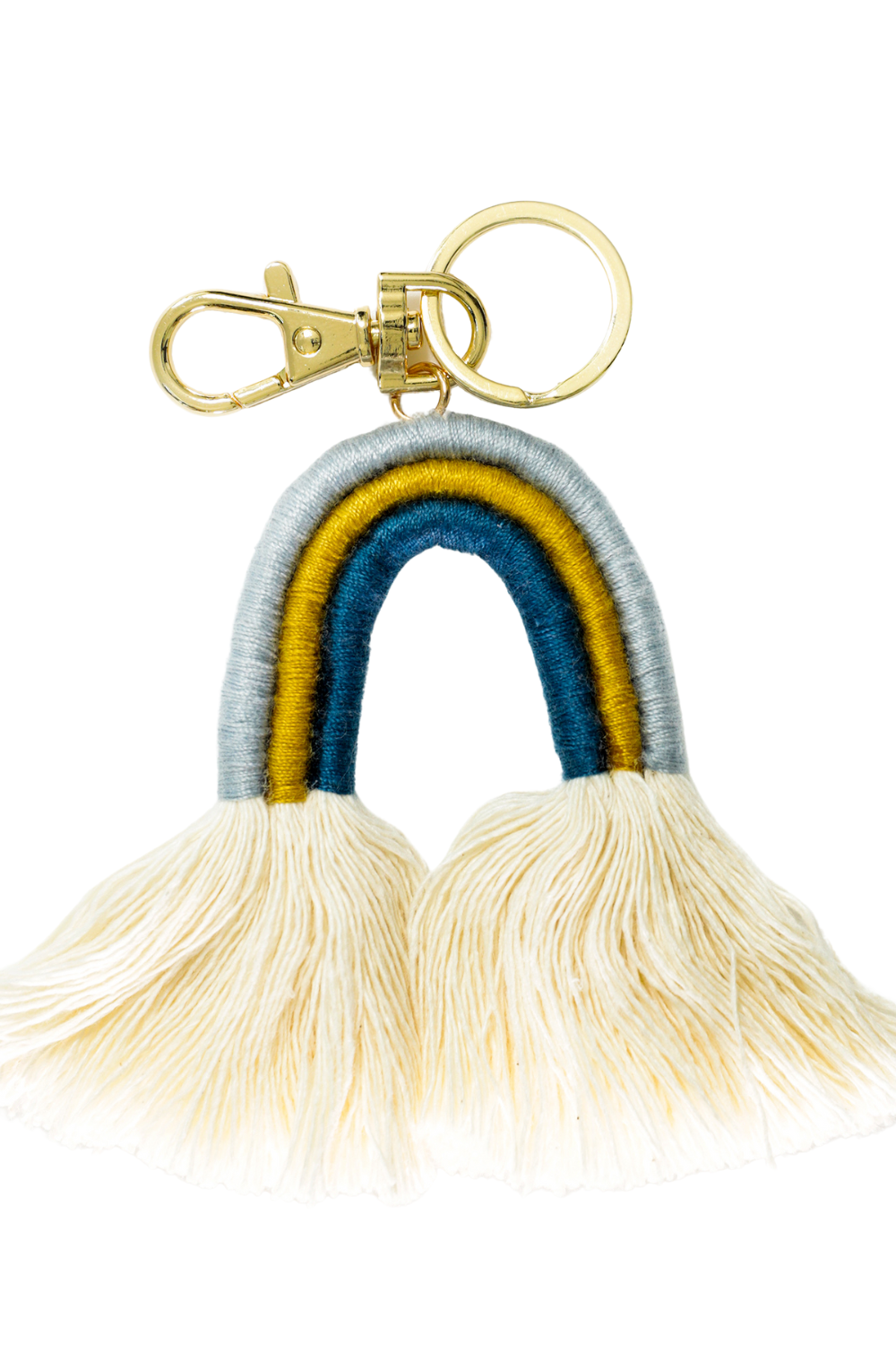 Ozzie Rainbow Tassel Keychain