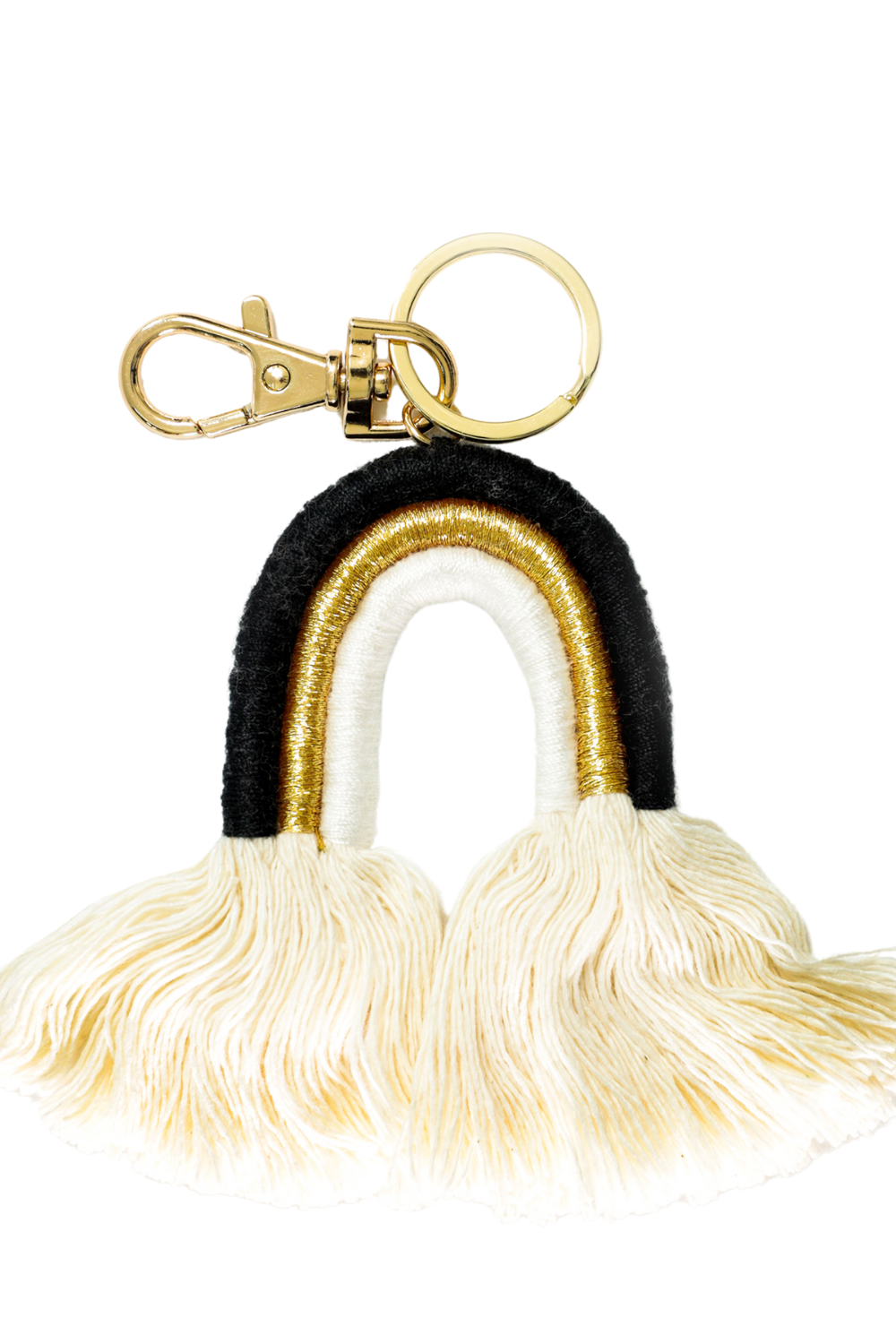 Ozzie Rainbow Tassel Keychain